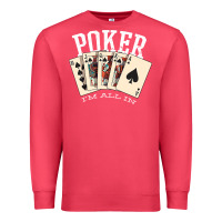 Cardinal poker all in royal flush lucky casino Premium Sweatshirt - linhVisuals