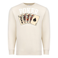 Sandshell poker all in royal flush lucky casino Premium Sweatshirt - linhVisuals