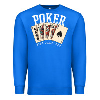 True Royal poker all in royal flush lucky casino Premium Sweatshirt - linhVisuals