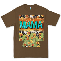 Cacao Western Mama can cooler Mother's Day Premium Tee - HowdyJamesFarm