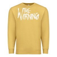 Antique Gold THE WARNING Premium Sweatshirt - linhVisuals