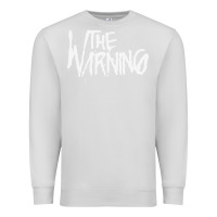 Dove Grey THE WARNING Premium Sweatshirt - linhVisuals