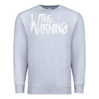 Heather Grey THE WARNING Premium Sweatshirt - linhVisuals