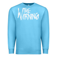 Ocean Blue THE WARNING Premium Sweatshirt - linhVisuals