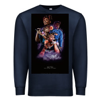 Navy rap music juice Premium Sweatshirt - linhVisuals