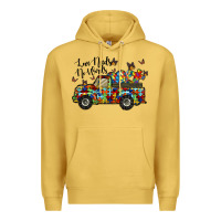 Antique Gold love needs no words Premium Hoodie - RacoonDesign