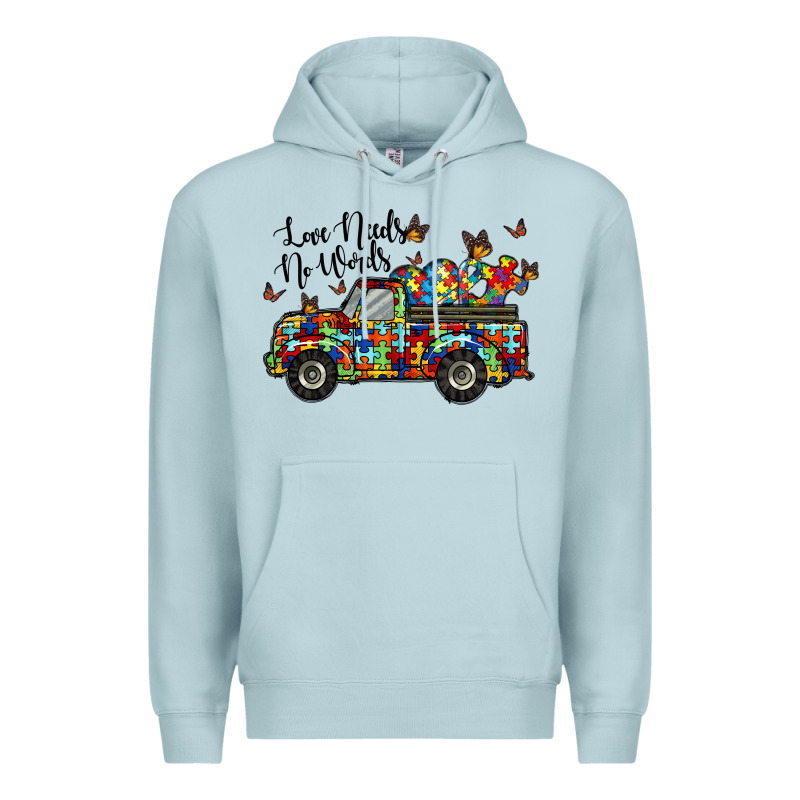 Love Needs No Words Premium Hoodie by RacoonDesign | Teevron