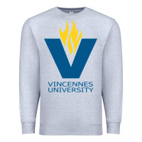 Heather Grey university of vincennes Premium Sweatshirt - linhVisuals
