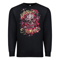 Black avenged sevenfold Premium Sweatshirt - linhVisuals