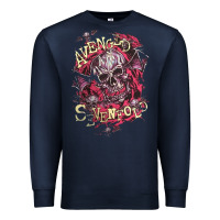 Navy avenged sevenfold Premium Sweatshirt - linhVisuals