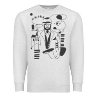 Oatmeal Heather gregory porter jazz music Premium Sweatshirt - linhVisuals
