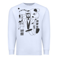 White gregory porter jazz music Premium Sweatshirt - linhVisuals