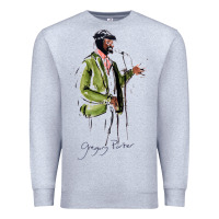 Heather Grey gregory porter jazz music Premium Sweatshirt - linhVisuals