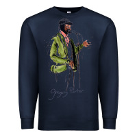 Navy gregory porter jazz music Premium Sweatshirt - linhVisuals