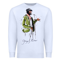 White gregory porter jazz music Premium Sweatshirt - linhVisuals