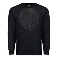 Black nathaniel rateliff müsïc Premium Sweatshirt - linhVisuals