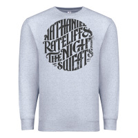 Heather Grey nathaniel rateliff müsïc Premium Sweatshirt - linhVisuals