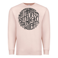 Pale Pink nathaniel rateliff müsïc Premium Sweatshirt - linhVisuals