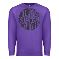 Purple nathaniel rateliff müsïc Premium Sweatshirt - linhVisuals