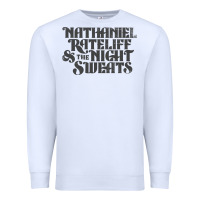 White nathaniel rateliff müsïc Premium Sweatshirt - linhVisuals