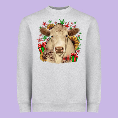 Christmas Charolais Heavyweight Sweatshirt Designed By Jahusdesignshop