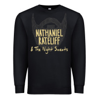 Black nathaniel rateliff müsïc Premium Sweatshirt - linhVisuals