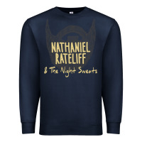 Navy nathaniel rateliff müsïc Premium Sweatshirt - linhVisuals