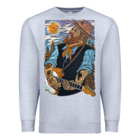 Heather Grey nathaniel rateliff müsïc Premium Sweatshirt - linhVisuals