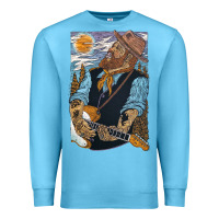 Ocean Blue nathaniel rateliff müsïc Premium Sweatshirt - linhVisuals