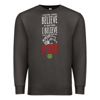 Smoke poker card player believe in something Premium Sweatshirt - linhVisuals
