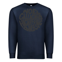 Navy noel gallagher's high flying birds classic Premium Sweatshirt - linhVisuals