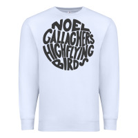 White noel gallagher's high flying birds classic Premium Sweatshirt - linhVisuals