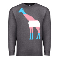 Charcoal Heather transgender flag ftm mtf trans pride Premium Sweatshirt - linhVisuals