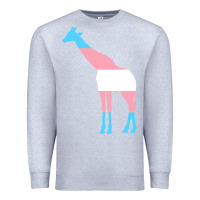Heather Grey transgender flag ftm mtf trans pride Premium Sweatshirt - linhVisuals
