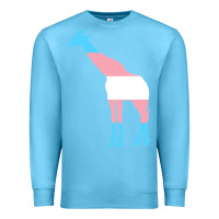 Ocean Blue transgender flag ftm mtf trans pride Premium Sweatshirt - linhVisuals