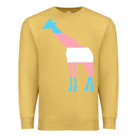 Antique Gold transgender flag ftm mtf trans pride Premium Sweatshirt - linhVisuals