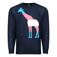 Navy transgender flag ftm mtf trans pride Premium Sweatshirt - linhVisuals