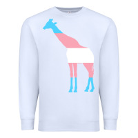 White transgender flag ftm mtf trans pride Premium Sweatshirt - linhVisuals