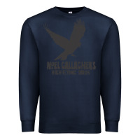 Navy noel gallagher's high flying birds classic Premium Sweatshirt - linhVisuals