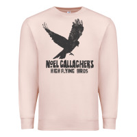 Pale Pink noel gallagher's high flying birds classic Premium Sweatshirt - linhVisuals
