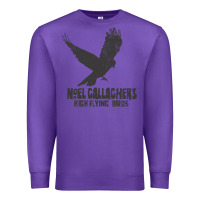 Purple noel gallagher's high flying birds classic Premium Sweatshirt - linhVisuals