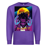 Purple concert wrld Premium Sweatshirt - linhVisuals