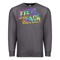 Charcoal Heather fire saga music Premium Sweatshirt - linhVisuals