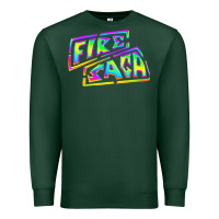 Sports Green fire saga music Premium Sweatshirt - linhVisuals
