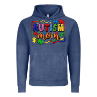 Vintage Denim autism mom Vintage Hoodie - LillyAllenDesigns
