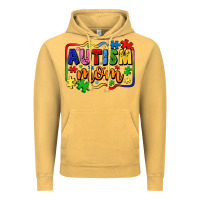 Vintage Mustard autism mom Vintage Hoodie - LillyAllenDesigns