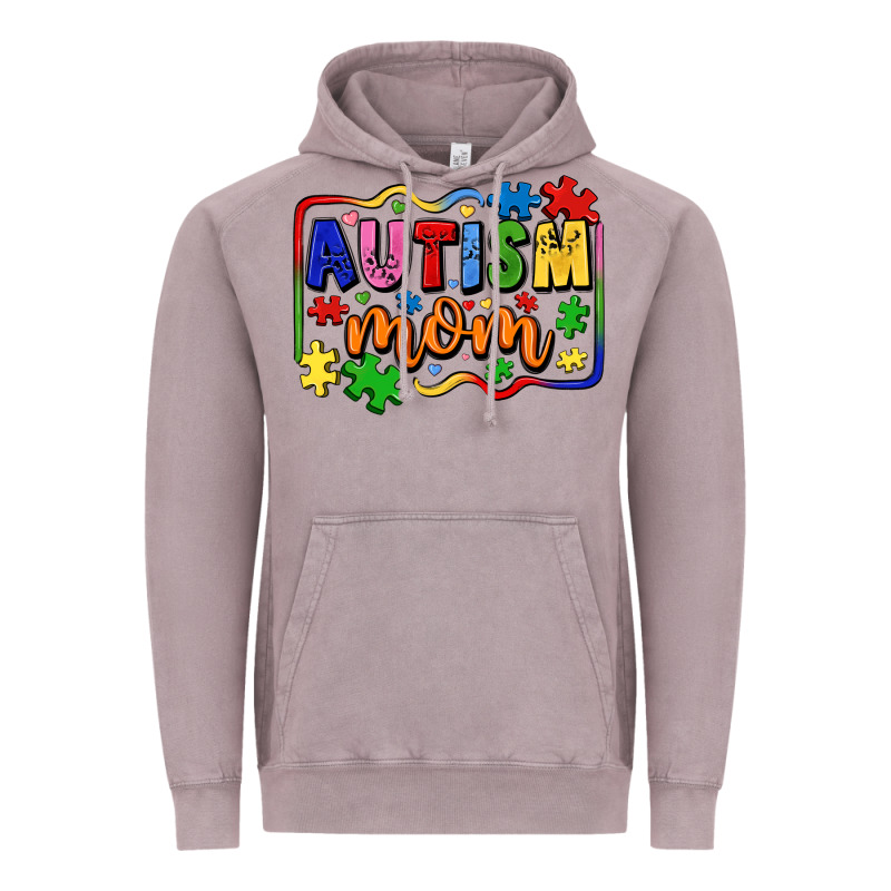 Autism Mom Vintage Hoodie by LillyAllenDesigns | Teevron
