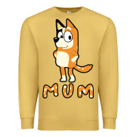 Antique Gold bluey mom Premium Sweatshirt - linhVisuals