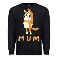 Black bluey mom Premium Sweatshirt - linhVisuals