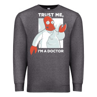 Charcoal Heather doctor zoidberg who Premium Sweatshirt - linhVisuals